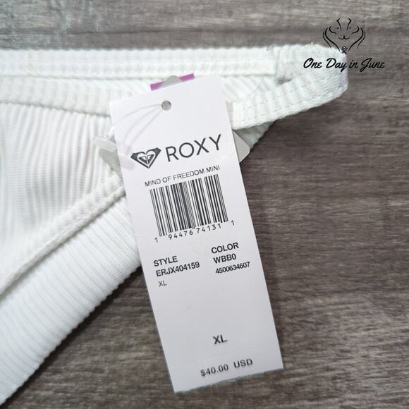 Roxy Mind of Freedom Mini Bikini Bottom Size XL - Picture 3 of 5